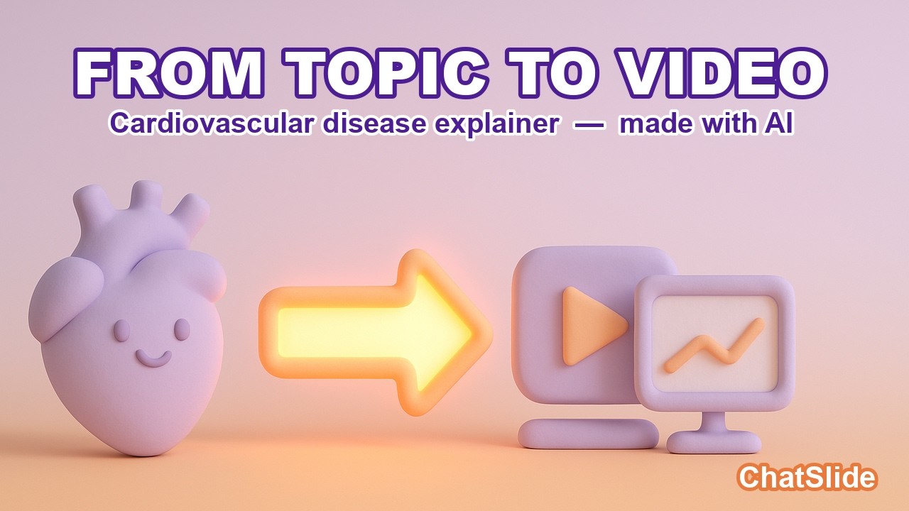 Make an AI Video Lesson on Cardiovascular Disease in Minutes with ChatSlide