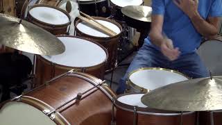 Paiste Masters 22 Dark Crash Ride and Spizzichino