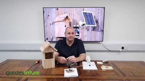 How to Connect Your Gardenature WiFi Camera with the Solar Panel & Bird Box