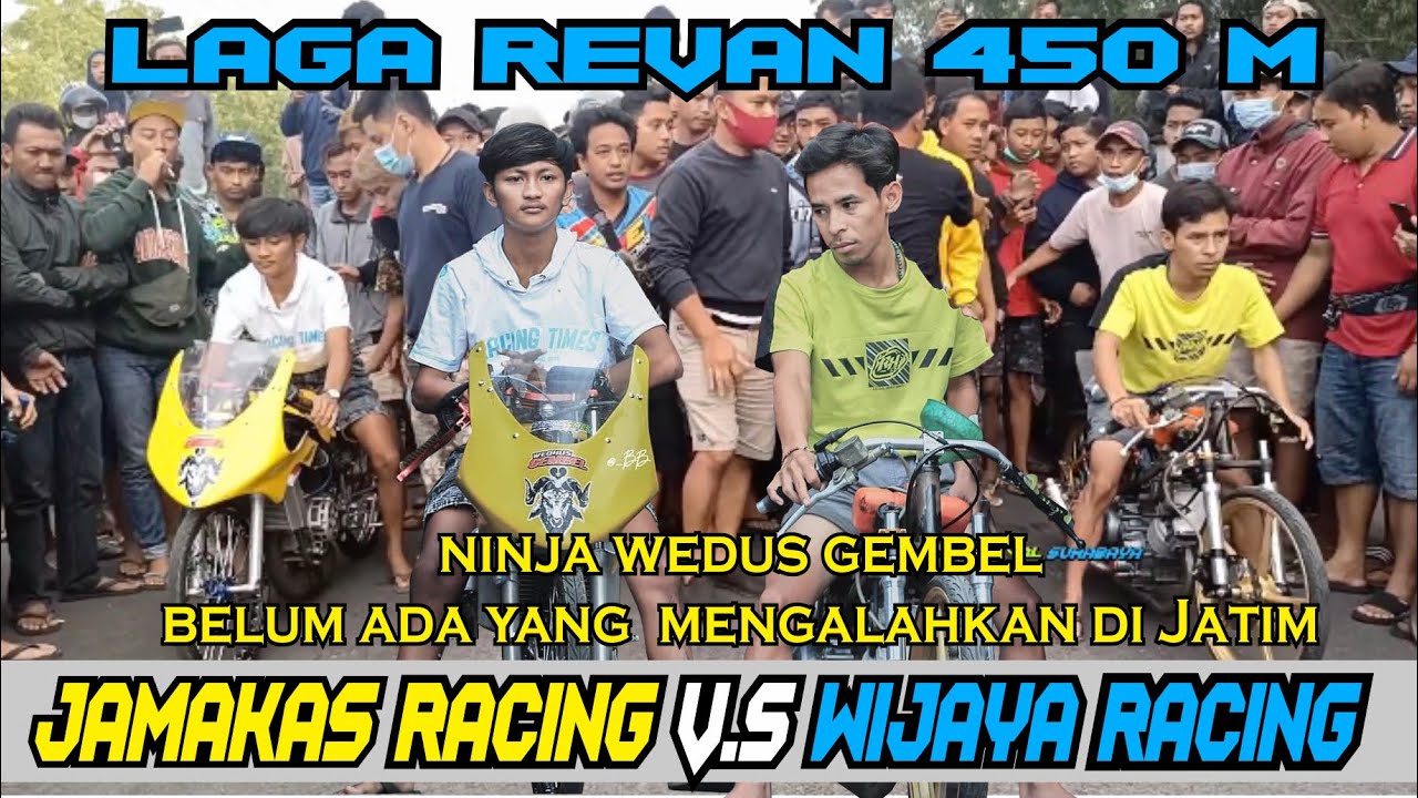 NINJA WEDUS GEMBEL ft roozi VS MX KING WIJAYA RACING ft Adit coco