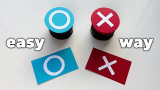How to Make Vote Button from Squid Game 3 + Voting Cards 🔴🔵 DIY Easy Paper Button Toy Origami