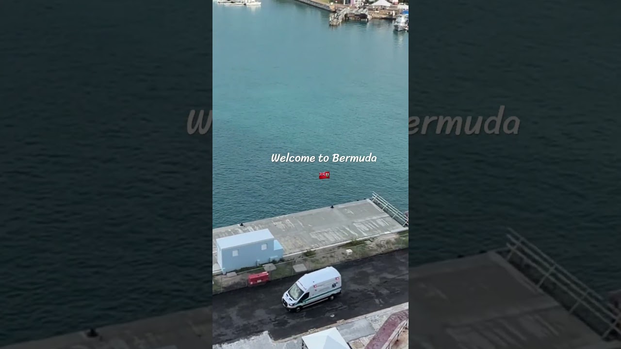 Welcome to Bermuda 🇧🇲 #travel #cruiseship #bermuda