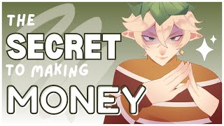 how i made money as a beginner artist || ONLINE + IN PERSON