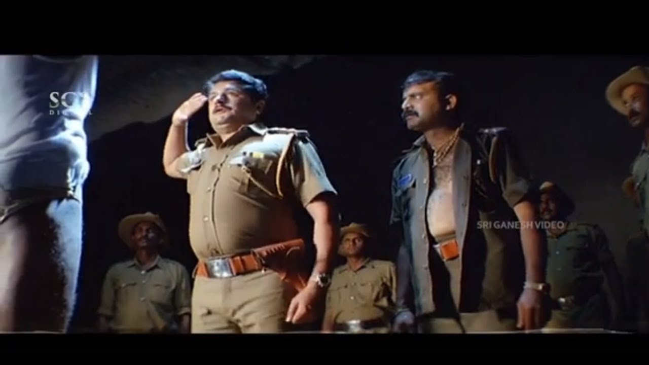 Police Officer Salutes Kiccha Sudeep In Jail After Seeing His Face  Hubli Kannada Movie Scene
