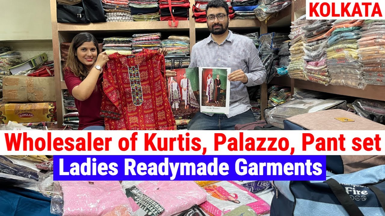 Wholesaler of Kurti, Palazzo, Pant set, Ladies Readymade Garments Barabazar | Kanti Cloth Stores