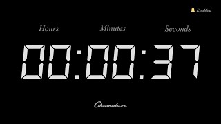 37-Second Timer | Clean and Sleek Countdown