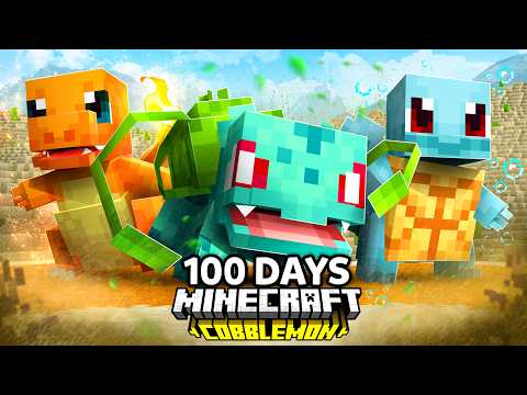 I Spent 100 Days in COBBLEVERSE Pokémon Minecraft VS. my Rival! (Duos Cobblemon) thumbnail