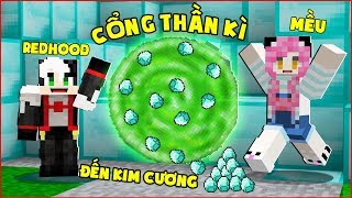 TẠO RA THÀNH CÔNG CÁNH CỔNG THẦN KÌ ĐỂ ĐẾN THẾ GIỚI KIM CƯƠNG VÀ TÌM KHO BÁU CỦA PRO TRONG MINECRAFT