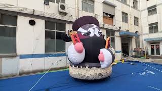 Digital Inflatables Cartoon Characters Baoqingtian Mascot for Advertising Decorations Digital Inflatables Cartoon Characters Baoqingtian Mascot for Advertising Decorations