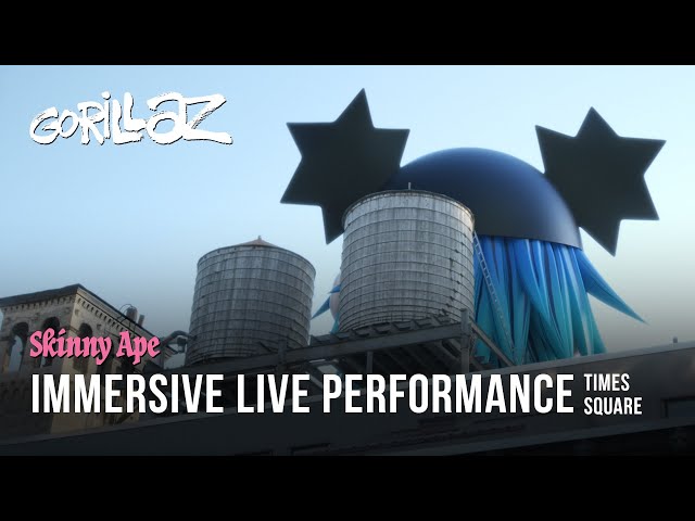 Gorillaz Presents… Skinny Ape (Immersive Live Performance In Times Square)