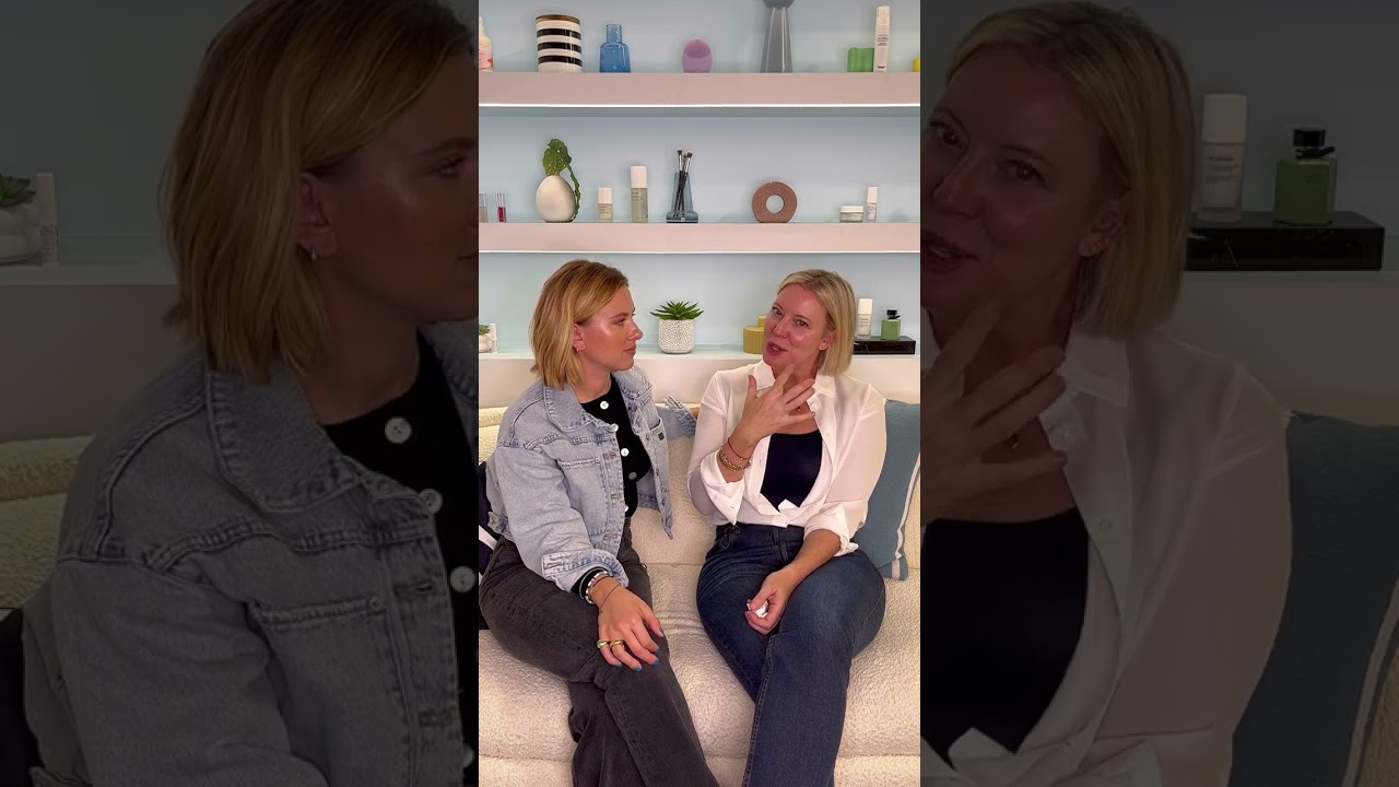 Scarlett Johansson & Kate from The Outset chat about their skincare journeys.