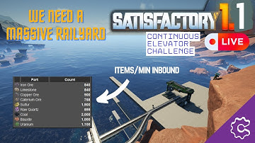 Building the Nuclear Freight Terminal - Satisfactory 1.1 Live (C.E.C + Mods below!)