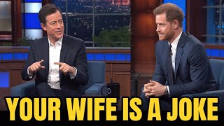 Stephen Colbert EPIC Interview with Prince Harry Reveals SHOCKING Truths