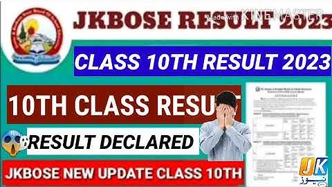 😄GOOD NEWS FOR 10TH CLASS  FINALLY 10TH CLASS RESULT DECLARED TIMING  OFFICIALLY#jkbose #jkbosetoday