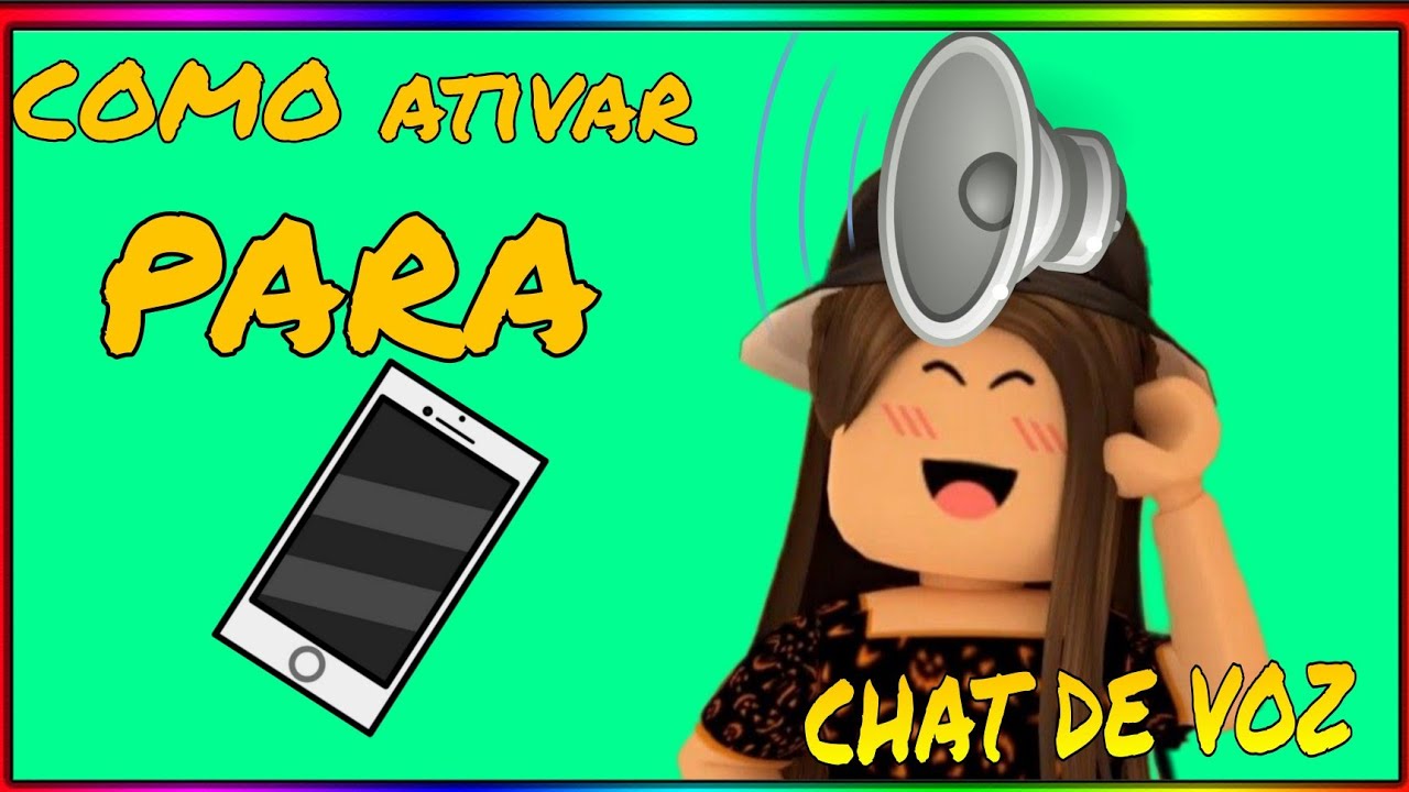 Como ativar Câmara e é chat voz no roblox