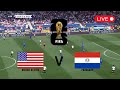 [LIVE] USA vs Paraguay FIFA World Cup 26 Full Match - eFootball PES 21 Simulation