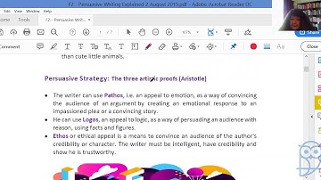 Live Lesson: Checkpoint 2 English Language - Persuasive & Argumentative Writing