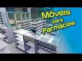 Móveis para Farmácia - Projeto 3D 3261 - cliente: Hercílio