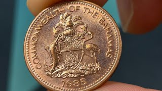 1985 Bahamas 1 Cent Coin • Values, Information, Mintage, History, and More