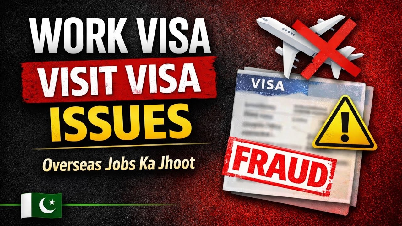 Work Visa Visit Visa Issues Exposed  Overseas Jobs Ka Jhoot 