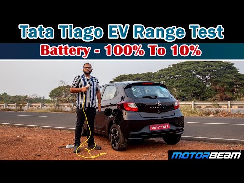 Tata Tiago EV Range Test With AC - Yay Or Nay? | MotorBeam