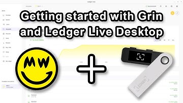 Grin Ledger hardware wallet tutorial #1: Getting started with Grin and Ledger Live Desktop