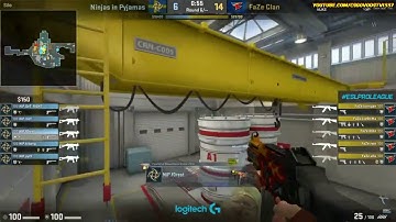 NiP vs FaZe - Highlights - ESL Pro League Season 5 Europe - Ninjas in pyjamas vs FaZe Clan @ de_nuke