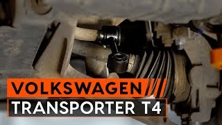 Jak wymienić łącznik stabilizatora w VW TRANSPORTER T4 70XA Van [TUTORIAL AUTODOC]