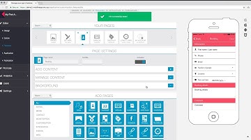 ABC App Builder Features overview Booking
