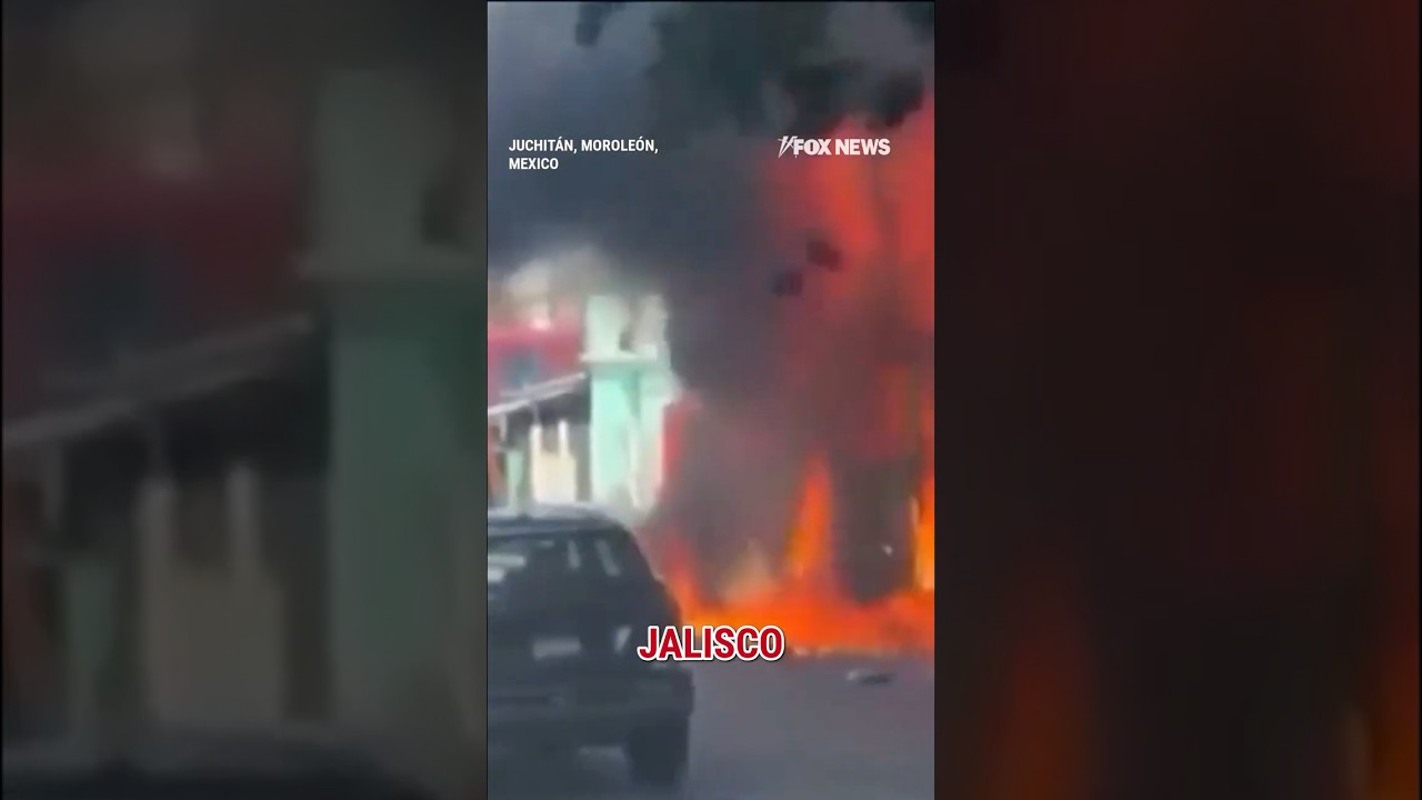 Mexican resort town, airport under siege after cartel leader killed #shorts #cartel #foxnews #mexico