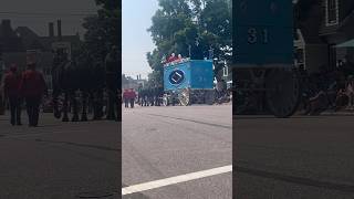 Circus World Parade 2023 = 4 horse hitch + Blue Circus Wagon #31🎠🎪#parade #horse