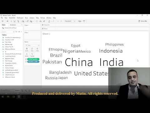 Create Word Map in Tableau