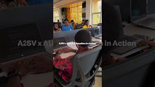 A2SV x AUCA Education in Action #a2sv #auca #shorts #education #technology