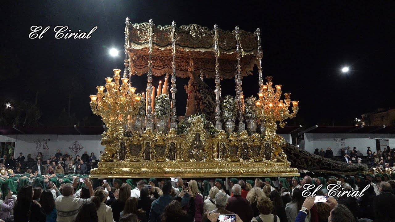 VIRGEN DE LA ESPERANZA MALAGA 2025 PLAZA DE LA MARINA Y CALLE MOLINA LARIO 4K