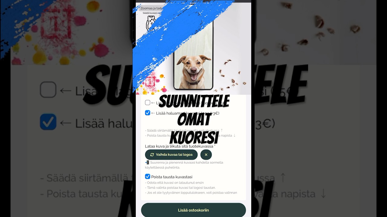 Suunnittele omat puhelimen kuoret - Lastu