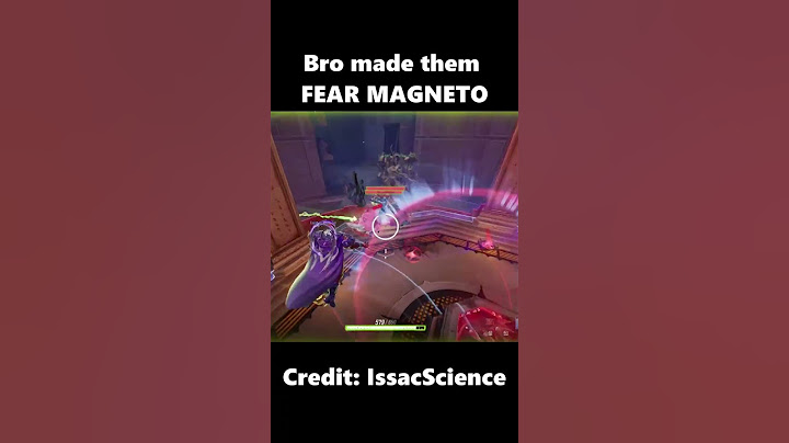 The other Magneto gave up #marvelrivals