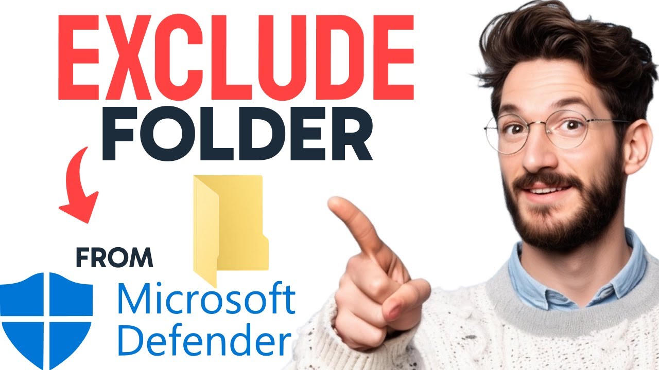 How to EXCLUDE a FOLDER from Microsoft Defender (Step by Step) YouTube