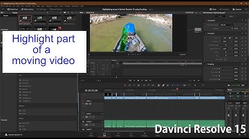 Highlight a moving area in video - Davinci Resolve 15 - Window Cloud Tracker how to in 4 MINS!!!