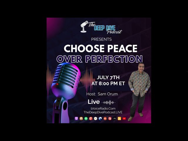 Choose Peace Over Perfection
