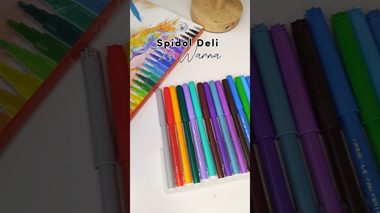 Spidol Deli 24 Warna 