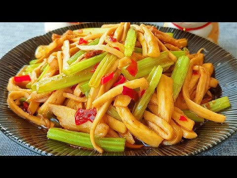 【小穎美食】為什麼飯店炒的杏鮑菇那麼好吃？原來做法這麼簡單，孩子再也不挑食