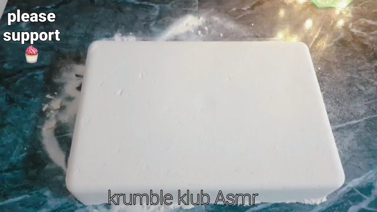 Super Crunchy Big Block Baking Soda...# so satisfying...#KKA23🎧