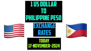 How Much 1 Usd To Php , Convert Us Dollars To Philippine Pesos 17 November 2024