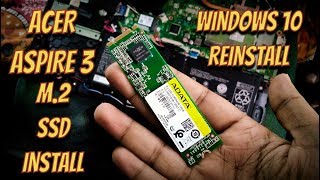 ACER ASPIRE 3 a315-41 M.2 SSD INSTALLATION (SSD + HDD