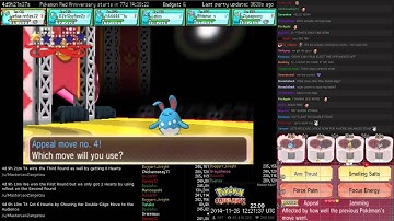 Twitchplayspokemon - Omega Ruby - Winning a Contest! ( Chat Included )