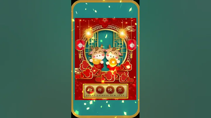 Happy Chinese New Year 2021 - Gong Xi Fa Cai (Year of Ox) #shorts #gongxifacai  #greetings #lunar