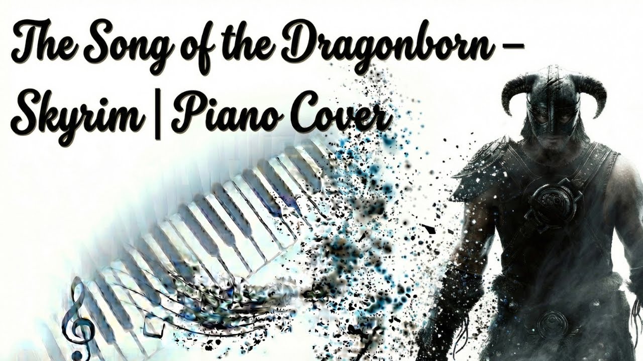 The Song of the Dragonborn – Skyrim | Piano Cover (GameTune Piano)