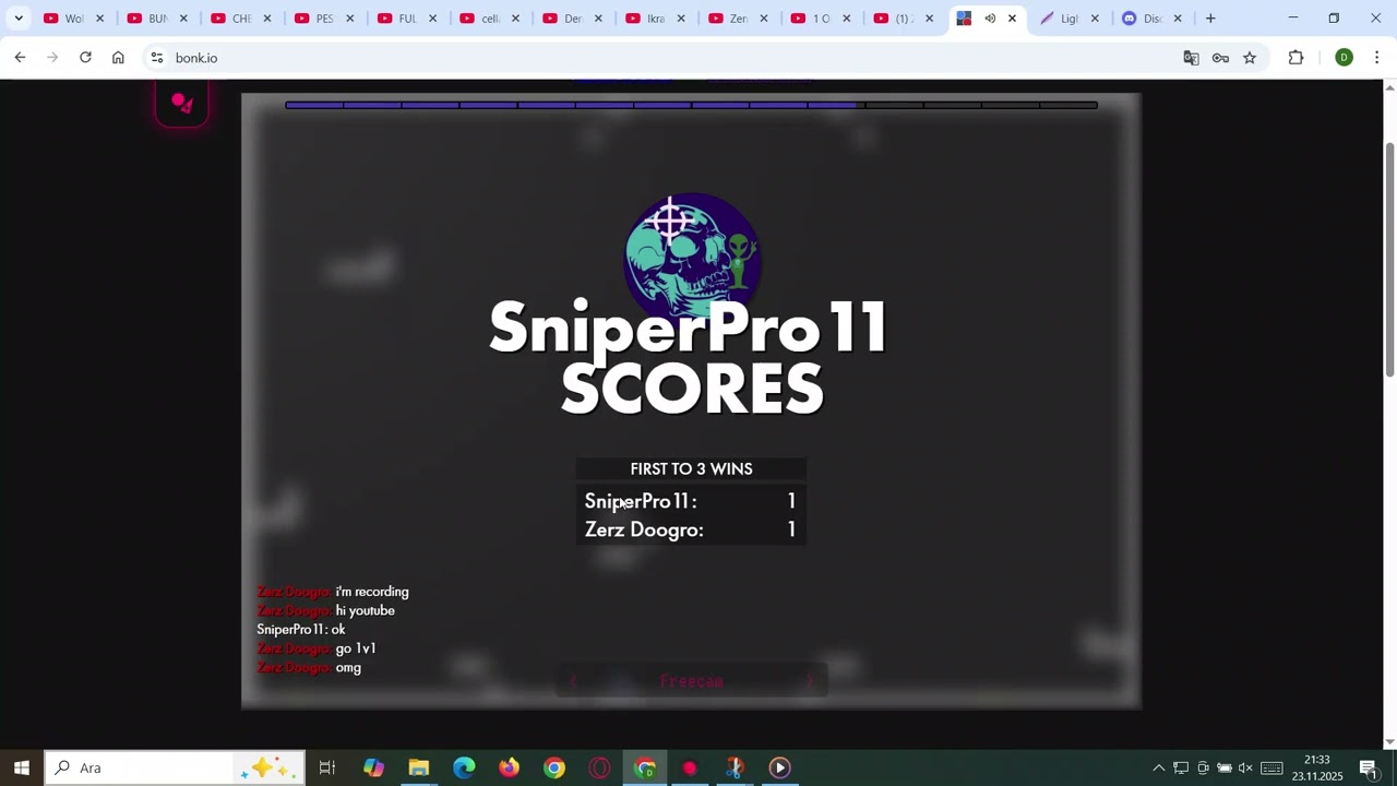 Bonk.io Zerz Doogro vs SniperPro11