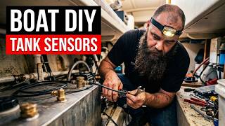 Installing the Gobious C tanks sensors || Sailing GOAT ep 91