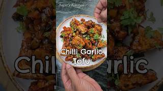 Vegan Chilli Garlic Tofu Recipe #YouTubeShorts #Shorts #Viral #Tofu #Vegan #VeganRecipe